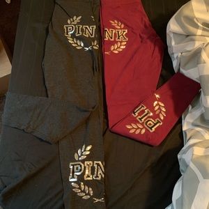 2 pairs of VS leggings